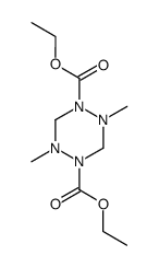 2,5-dimethyl-[1,2,4,5]tetrazinane-1,4-dicarboxylic acid diethyl ester Structure