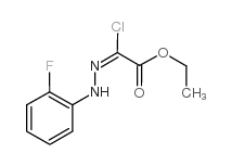 ETHYL 2-CHLORO-2-[2-(2-FLUOROPHENYL)HYDRAZONO]-ACETATE Structure