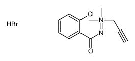 [(2-chlorobenzoyl)amino]-dimethyl-prop-2-ynylazanium,bromide结构式