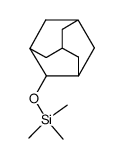 Silane, trimethyl(tricyclo[3.3.1.1(3,7)]dec-2-yloxy)- Structure