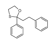 2-phenyl-2-(2-phenylethyl)-1,3-oxathiolane结构式