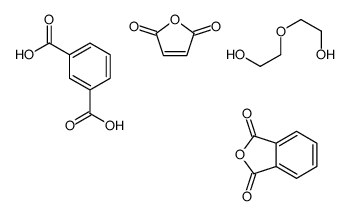 benzene-1,3-dicarboxylic acid,2-benzofuran-1,3-dione,furan-2,5-dione,2-(2-hydroxyethoxy)ethanol Structure
