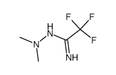 N,N-Dimethyl-trifluoracethydrazidin结构式