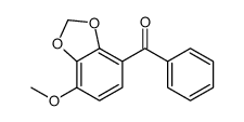 (7-methoxy-1,3-benzodioxol-4-yl)-phenylmethanone Structure