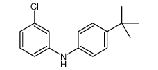N-(4-tert-butylphenyl)-3-chloroaniline结构式