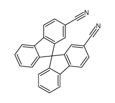 9,9'-spirobi[fluorene]-2,2'-dicarbonitrile Structure
