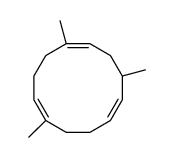 (1Z,5E,9E)-1,4,9-trimethylcyclododeca-1,5,9-triene结构式