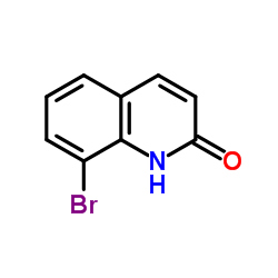8-溴-1H-2-喹啉酮结构式
