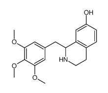 1-[(3,4,5-trimethoxyphenyl)methyl]-1,2,3,4-tetrahydroisoquinolin-7-ol Structure