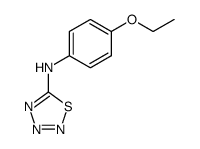 (4-ethoxy-phenyl)-[1,2,3,4]thiatriazol-5-yl-amine结构式