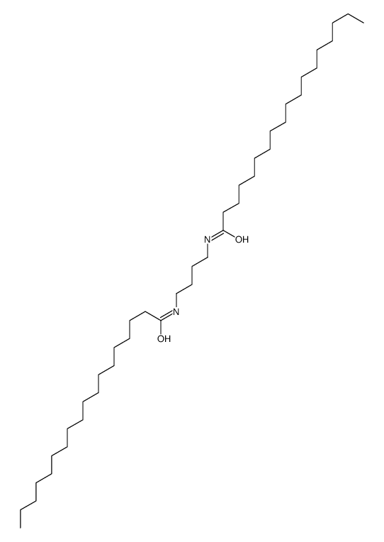 N-[4-(octadecanoylamino)butyl]octadecanamide结构式