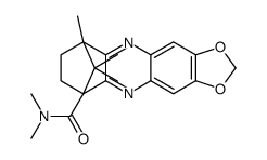 N,N,9,12,12-pentamethyl-8,9-dihydro-6,9-methano[1,3]dioxolo[4,5-b]phenazine-6(7H)-carboxamide结构式