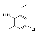 4-chloro-2-ethyl-6-methylaniline结构式