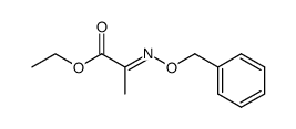 2-benzyloxyiminopropionic acid ethyl ester Structure