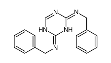 2-N,4-N-dibenzyl-1,3,5-triazine-2,4-diamine结构式