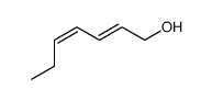 2E, 4Z Heptadiene-1-ol structure