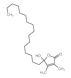 2(5H)-Furanone,5-hexadecyl-5-hydroxy-3,4-dimethyl-结构式