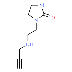 2-Imidazolidinone,1-[2-(2-propynylamino)ethyl]-(9CI)结构式