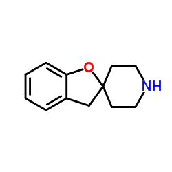 螺[苯并呋喃-2(3H),4'-哌啶]结构式