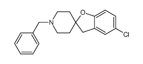 1'-benzyl-5-chloro-2,3-dihydrospiro[benzofuran-2,4'-piperidine] Structure
