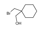 (1-(bromomethyl)cyclohexyl)methanol Structure