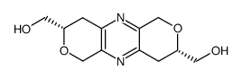 (3S,8S)-1,3,4,6,8,9-hexahydrodipyrano[3,4-b:3',4'-e]pyrazine-3,8-dimethanol结构式