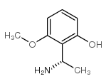 Phenol, 2-(1-aminoethyl)-3-methoxy-, (S)- (9CI) structure