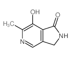 1H-Pyrrolo[3,4-c]pyridin-1-one,2,3-dihydro-7-hydroxy-6-methyl- picture