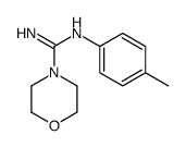 N'-(4-methylphenyl)morpholine-4-carboximidamide结构式