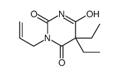 1-Allyl-5,5-diethylpyrimidine-2,4,6(1H,3H,5H)-trione structure