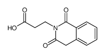 3-(3,4-dihydro-1,3-dioxoisoquinolin-2(1H)-yl)propanoic acid Structure