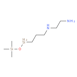 Siloxanes and Silicones, 3-(2-aminoethyl)aminopropyl Me, di-Me, hydroxy-terminated structure
