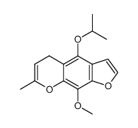 4-isopropoxy-9-methoxy-7-methyl-5H-furo[3,2-g][1]benzopyran Structure