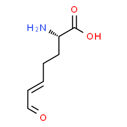 5-Heptenoicacid,2-amino-7-oxo-,(2S,5E)-(9CI)结构式