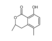 1H-2-Benzopyran-1-one, 3,4-dihydro-8-hydroxy-3,5-dimethyl-, (R)- structure
