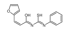 3-(furan-2-yl)-N-(phenylcarbamothioyl)prop-2-enamide Structure