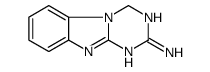 1,3,5-Triazino[1,2-a]benzimidazol-2-amine,1,4-dihydro-(9CI) structure