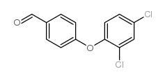 4-(2,4-二氯苯氧基)苯甲醛结构式