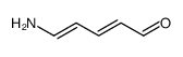 (E,E)-5-Amino-2,4-pentadienal结构式