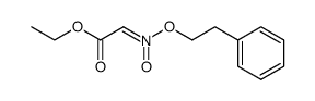 ethyl (E)-2-(oxido(phenethoxy)azanylidene)acetate Structure