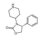 (R)-4-Phenyl-3-piperidin-4-yl-oxazolidin-2-one Structure