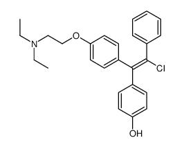 4-hydroxyclomiphene Structure