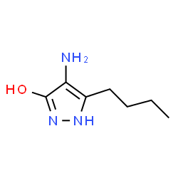 Pyrazol-3-ol,4-amino-5-butyl- (8CI) structure