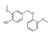 2-methoxy-4-[(2-methoxyphenoxy)methyl]phenol结构式