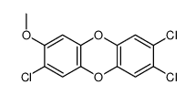 2,3,7-trichloro-8-methoxydibenzo-p-dioxin Structure