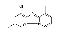 4-Chloro-2,6-dimethyldipyrido(1,2-a:3',2'-d)imidazole Structure