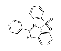 N-phenylsulfonyl-N''-phenylbenzamidrazone结构式
