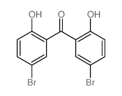 bis(5-bromo-2-hydroxyphenyl)methanone Structure