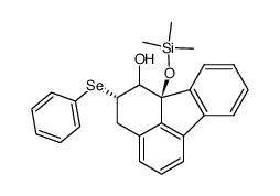 (2S,10bS)-2-(phenylselanyl)-10b-((trimethylsilyl)oxy)-1,2,3,10b-tetrahydrofluoranthen-1-ol Structure