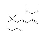 10,10-dimethoxy-β-ionone结构式